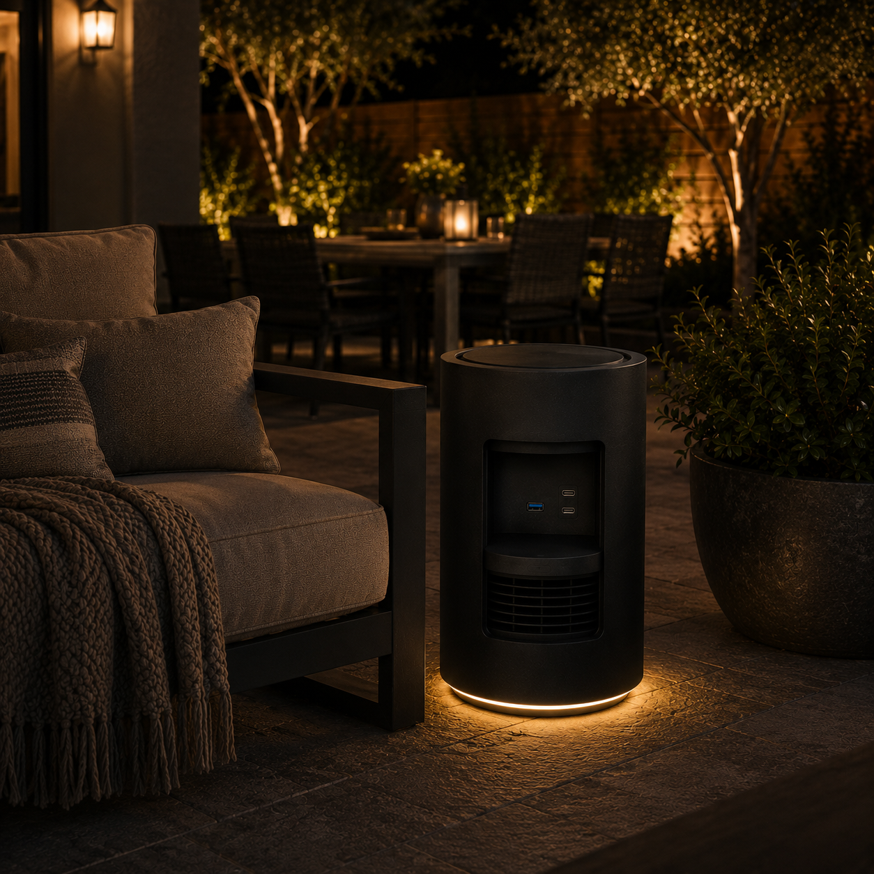 Beacon™ Solar Table - Black
