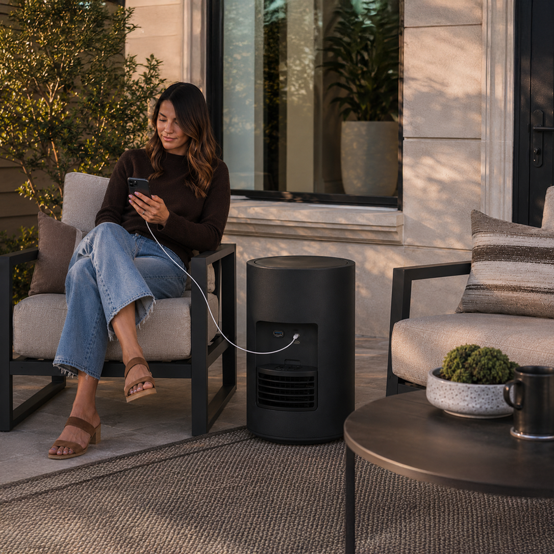 Beacon™ Solar Table - Black