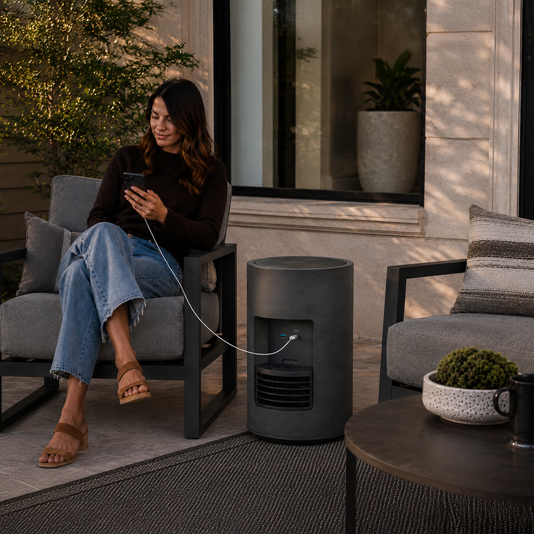 Beacon™ Solar Table - Slate